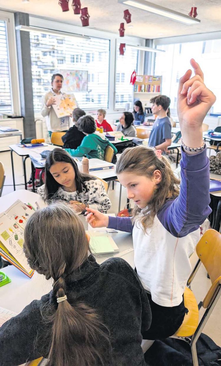 Children in classroom