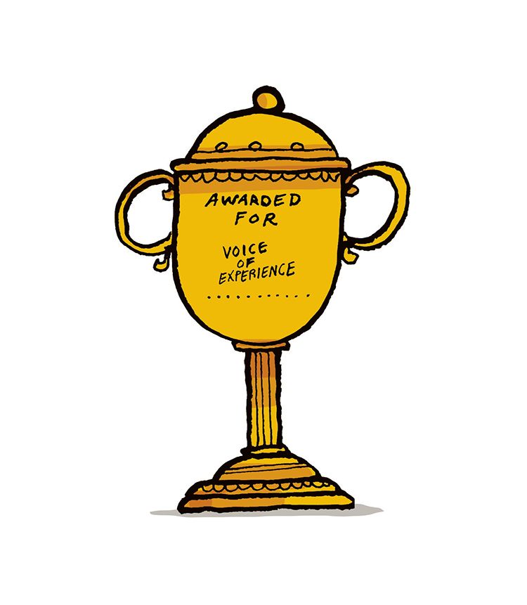 Awarded for the Voice of Experience